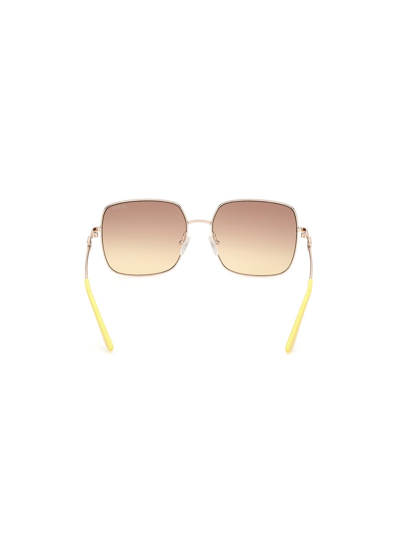 GUESS Women's UV Protection Square Sunglasses - GU7906-H32F58 - Lens Size: 58 Mm - Image 3